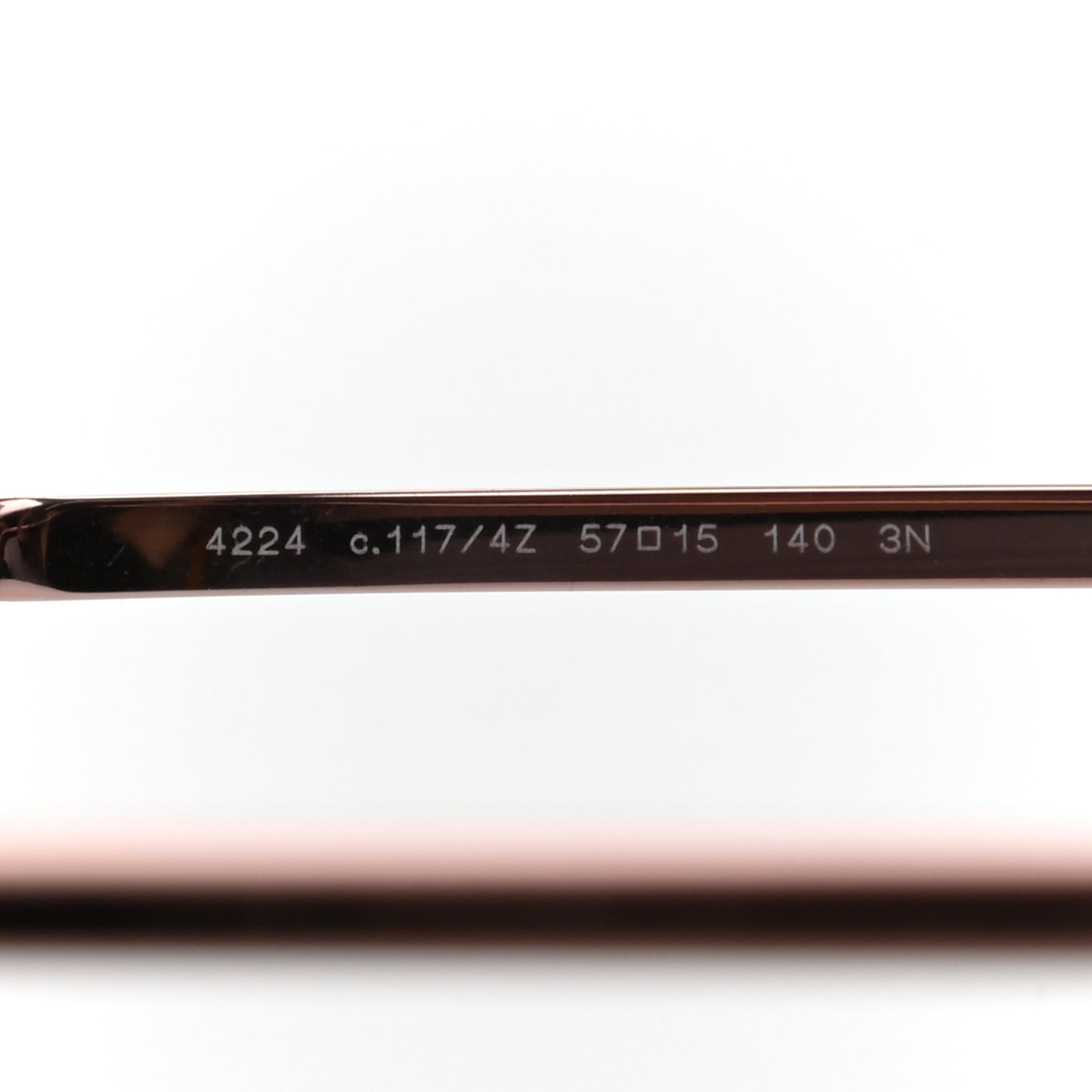 Metal Pilot Summer Sunglasses 4224 Rose Gold