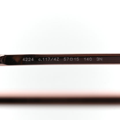 Chanel Metal Pilot Summer Sunglasses 4224 Rose Gold 7 of 9