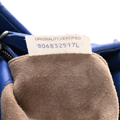 Bottega Veneta Nappa Intrecciato Parachute Bag Signal Blue 5 of 9