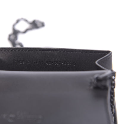 Christian Dior Ultra Matte Calfskin Nano Saddle Chain Pouch Black 7 of 11