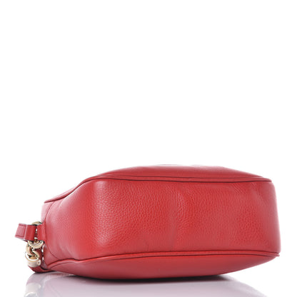 Gucci Pebbled Calfskin Small Soho Disco Bag Tabasco Red 4 of 12