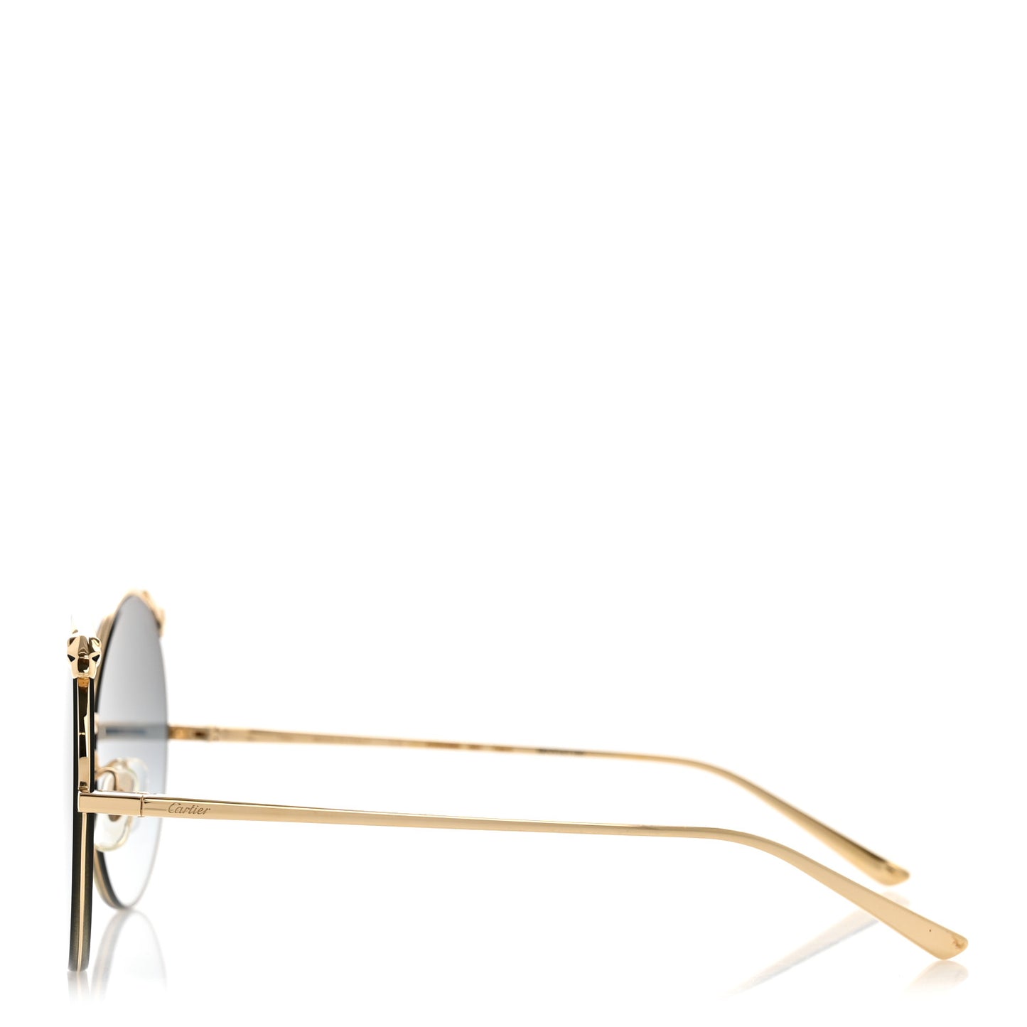 Panthere De Cartier Round Sunglasses CT0149S Gold