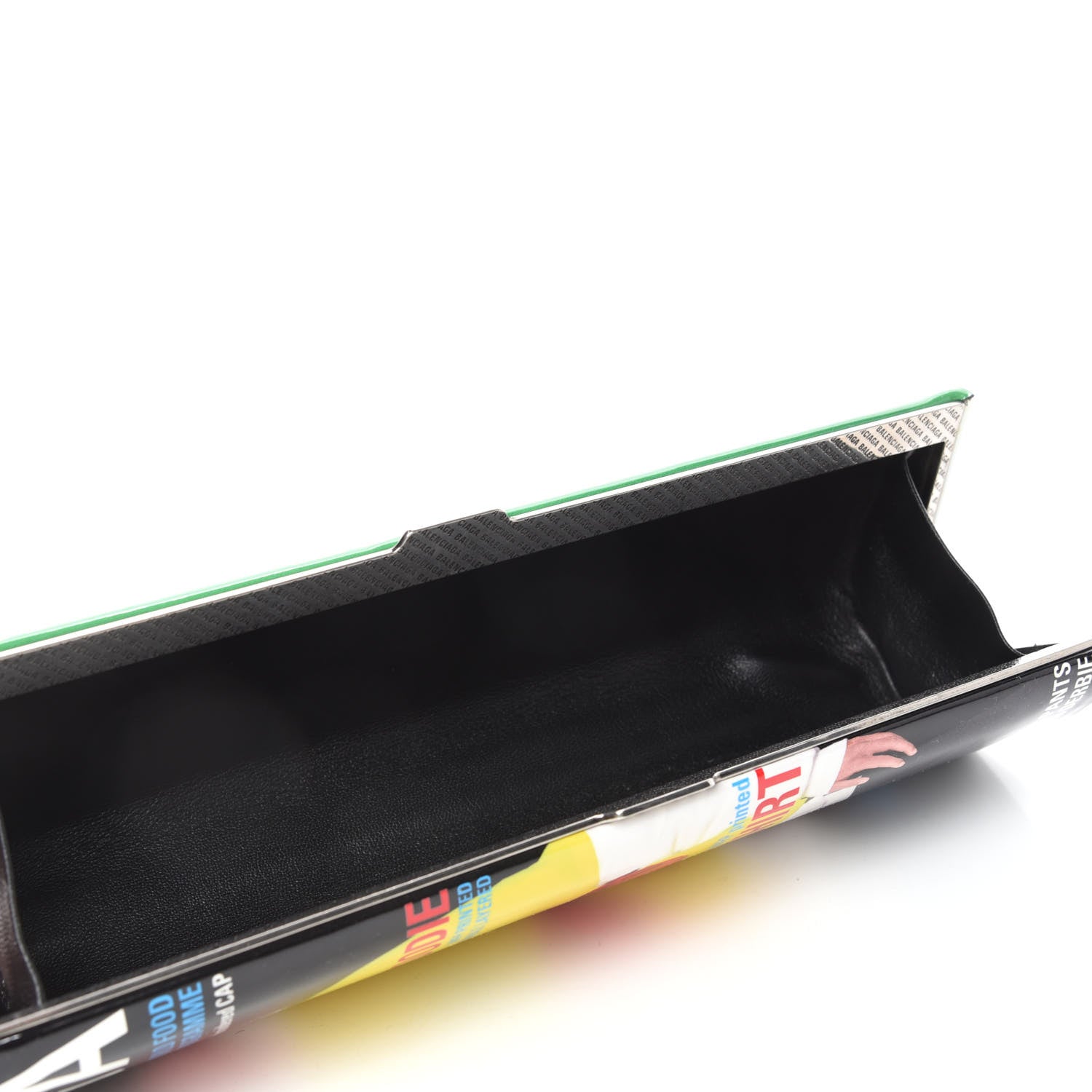 Balenciaga Patent Hard Mag Clutch Multicolor 6 of 10