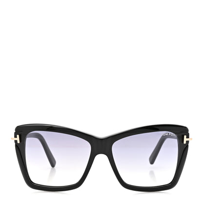 Tom Ford Leah Cat Eye Sunglasses TF849 Black 2 of 7