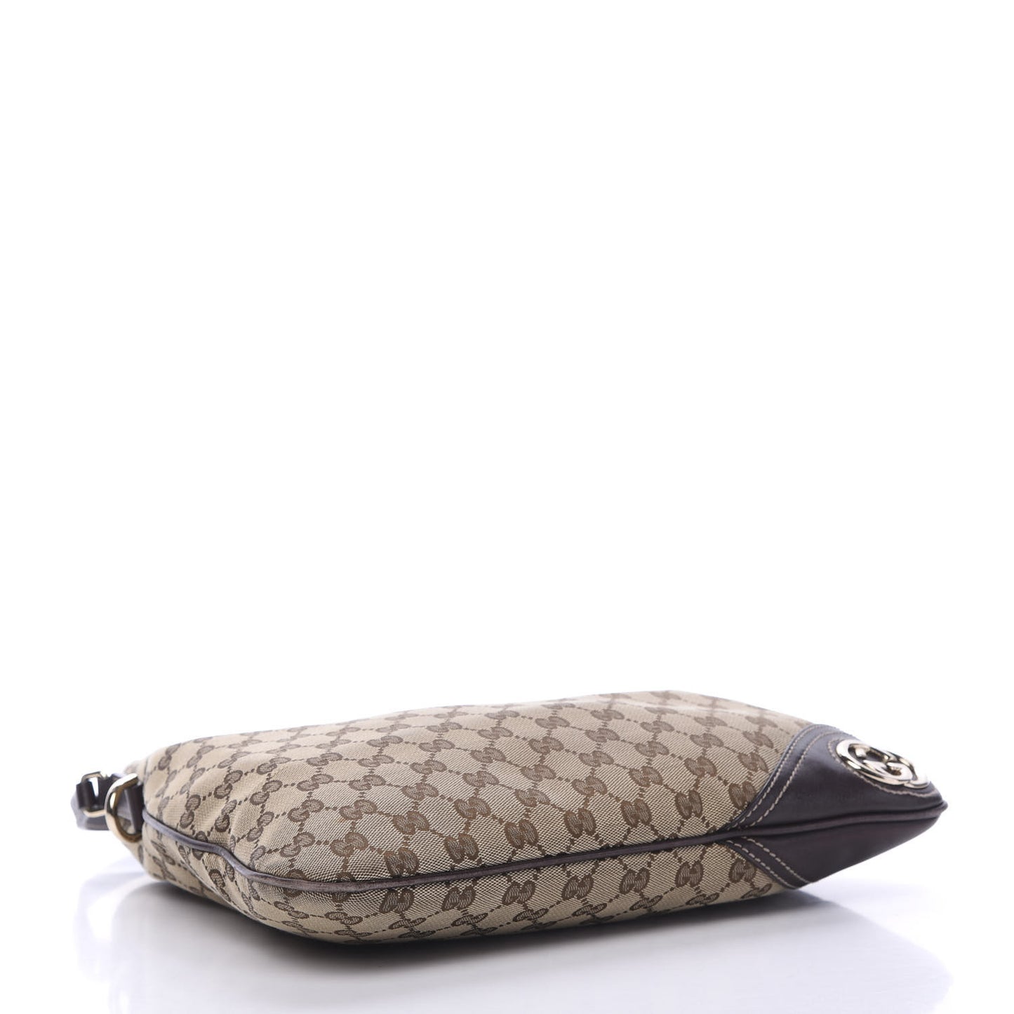 Monogram Medium New Britt Hobo Dark Brown