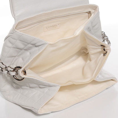 Chanel Caviar Quilted Timeless Accordion Flap White 5 of 7