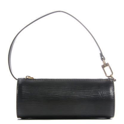 Louis Vuitton Epi Trousse Ronde Case Makeup Accessory Bag Black 1 of 6