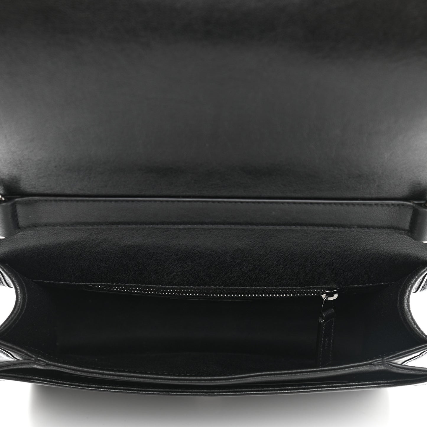 Lambskin Quilted Mini Becky Chain Bag Black