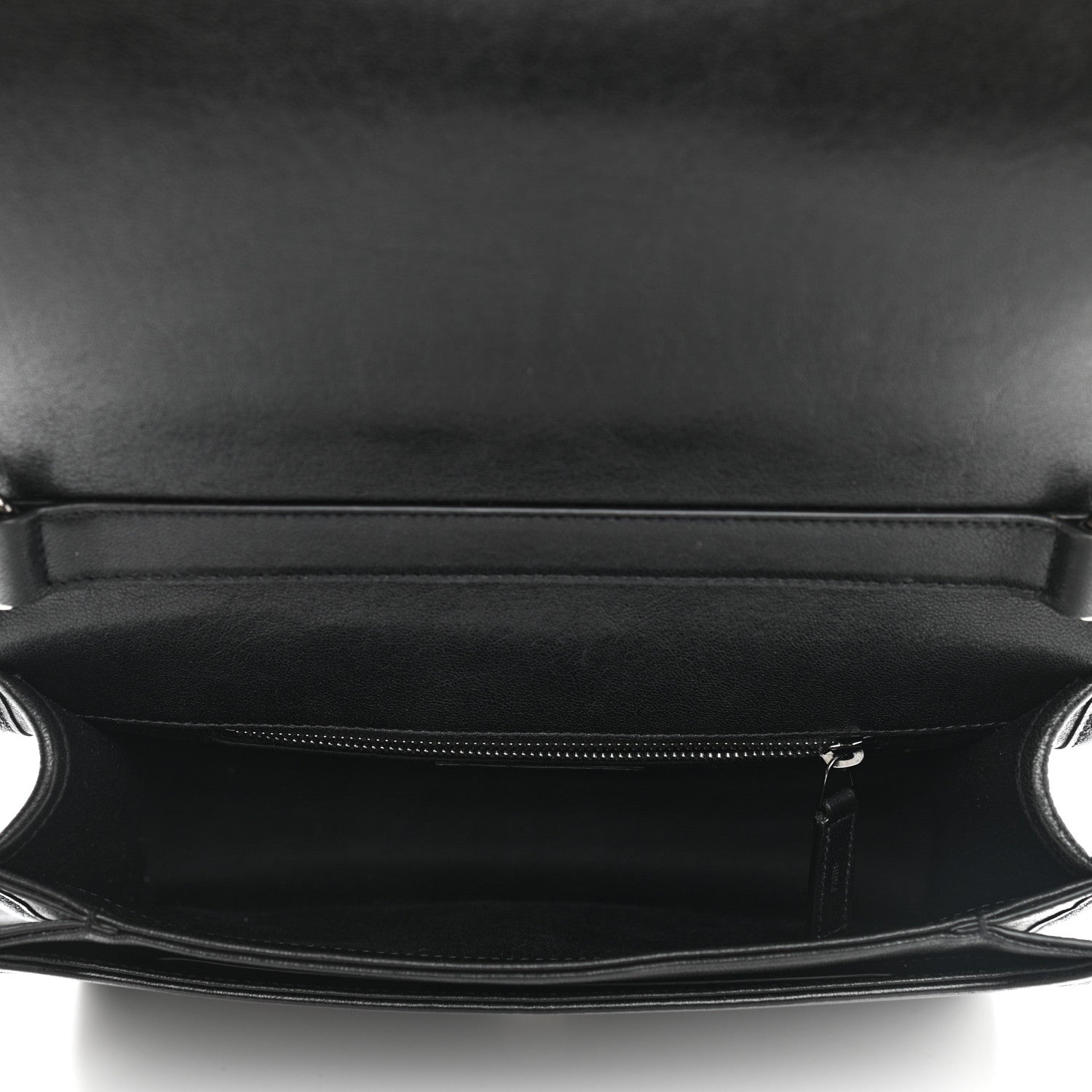 Saint Laurent Lambskin Quilted Mini Becky Chain Bag Black 5 of 11