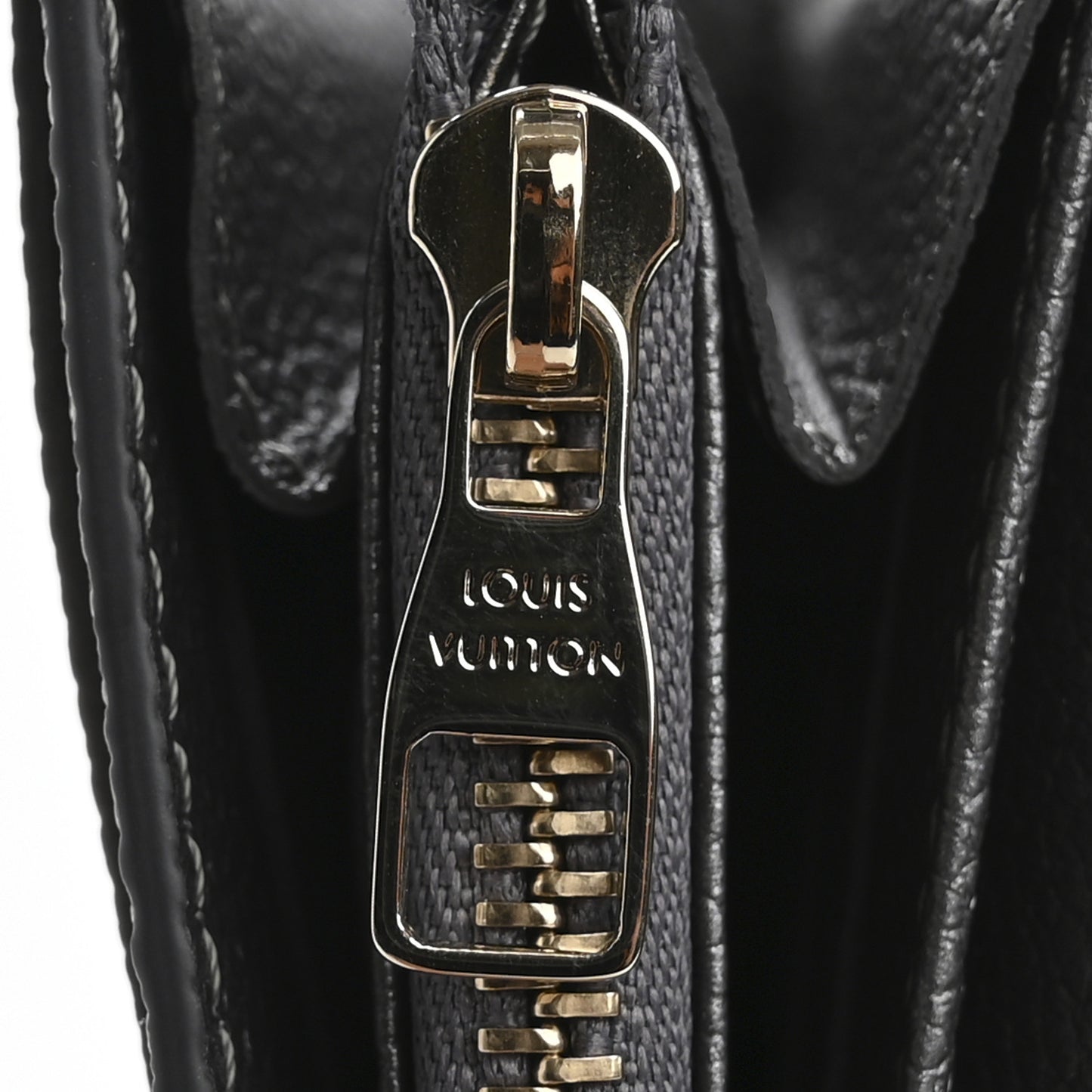 Metallic Empreinte Monogram Crystal Flower Sarah Wallet Gun Metal