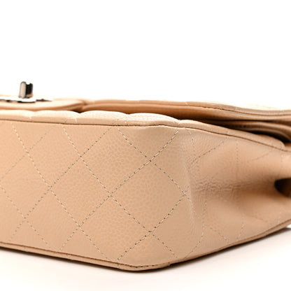 Chanel Caviar Quilted Medium Double Flap Beige Clair 10 of 10