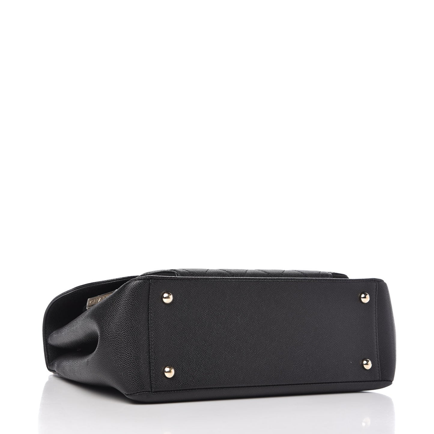 Caviar Quilted Large Business Affinity Flap Black