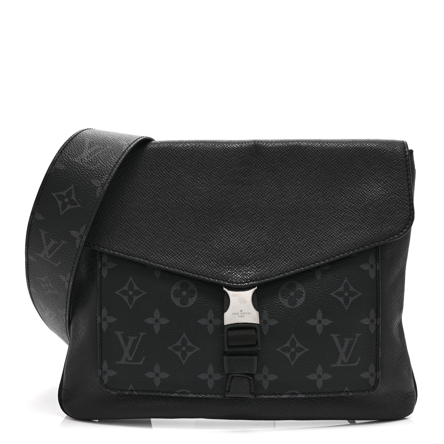 Louis Vuitton Taigarama Outdoor Flap Messenger Black 1 of 10