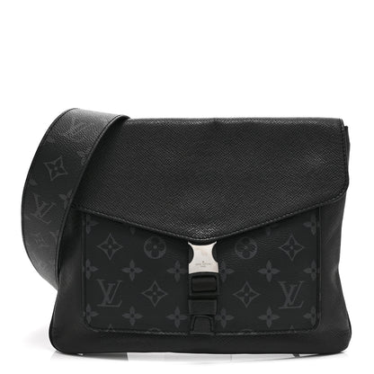 Louis Vuitton Taigarama Outdoor Flap Messenger Black 1 of 10