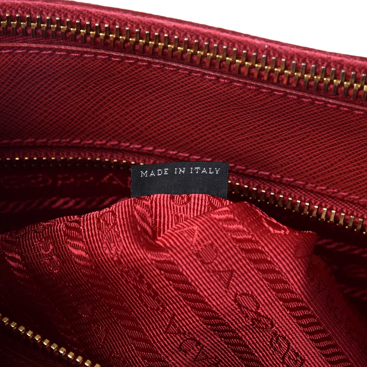 Saffiano Large Galleria Double Zip Tote Fuoco