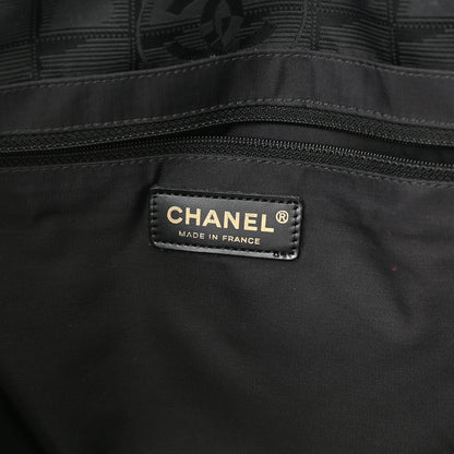 Chanel Nylon Large Travel Tote Black 6 of 10