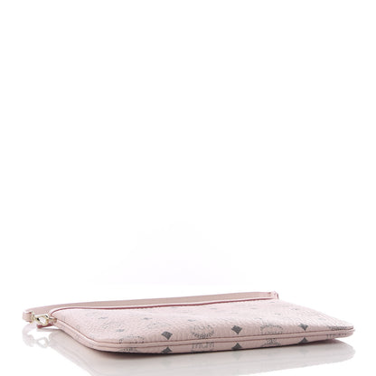 MCM Visetos Liz Shopper Tote Pouch Powder Pink 3 of 8