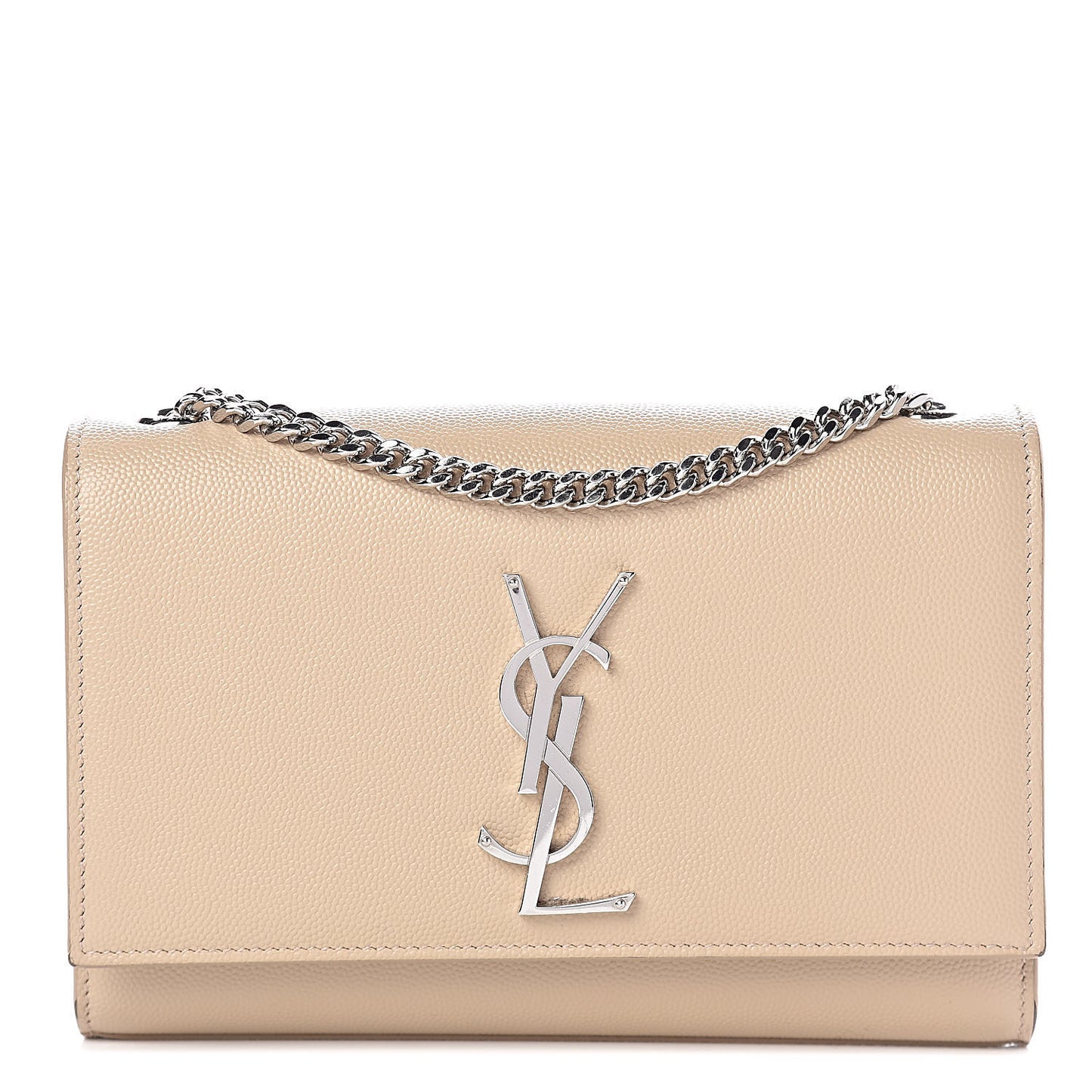 Grain De Poudre Small Monogram Kate Satchel Nude Powder