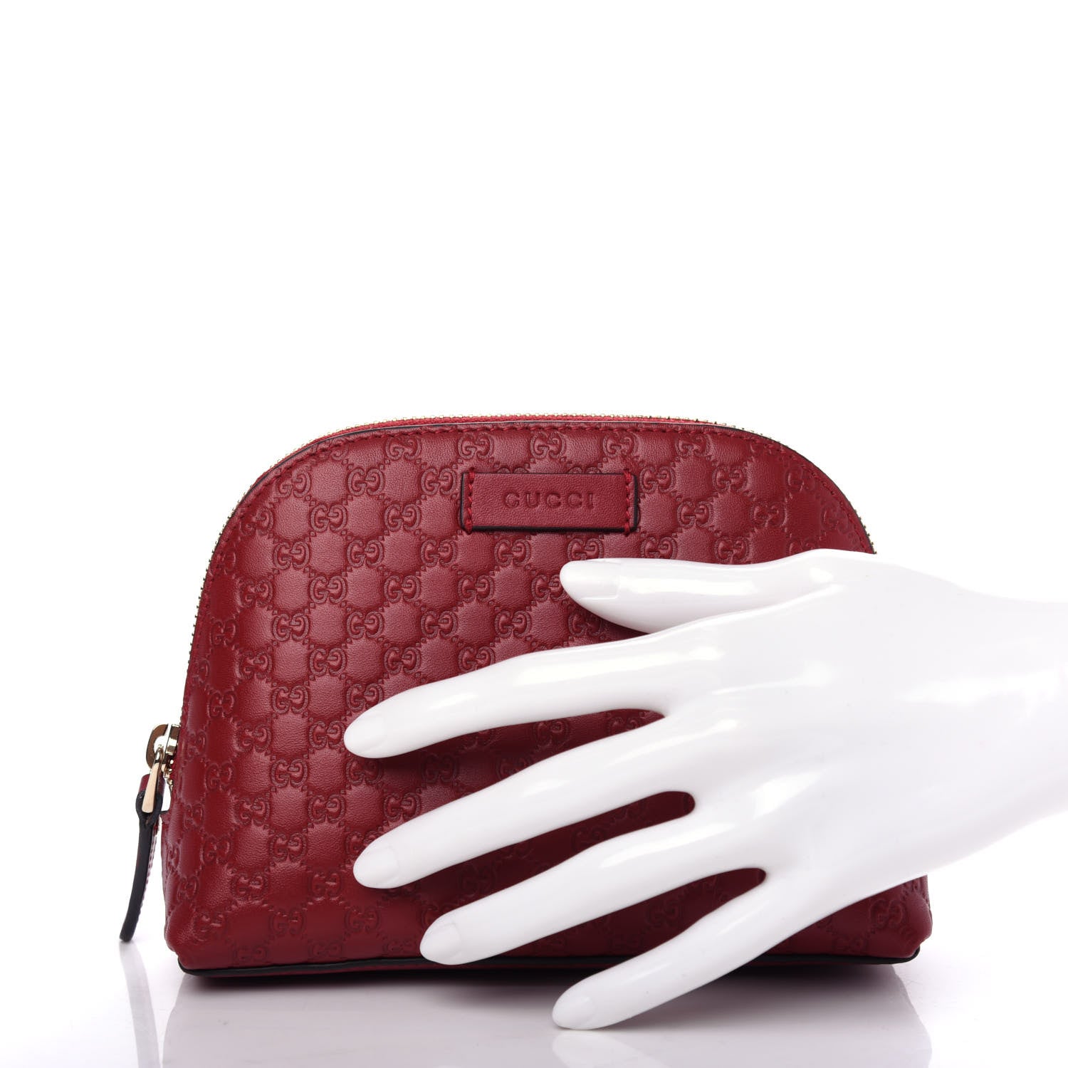 Gucci Microguccissima GG Cosmetic Case Red 2 of 9