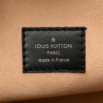 Louis Vuitton Calfskin Monogram On My Side MM Laurier Green Toffee Latte Beige 6 of 10