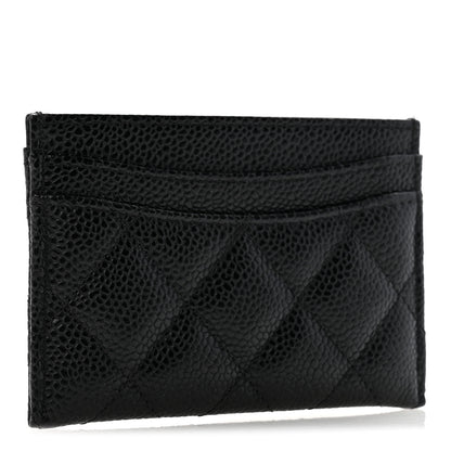 Chanel Caviar Quilted Card Holder Black 3 of 10