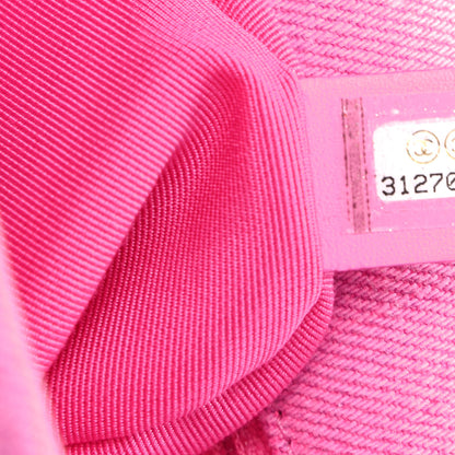 Chanel Denim Quilted Medium Chanel 19 Flap Neon Pink 9 of 9