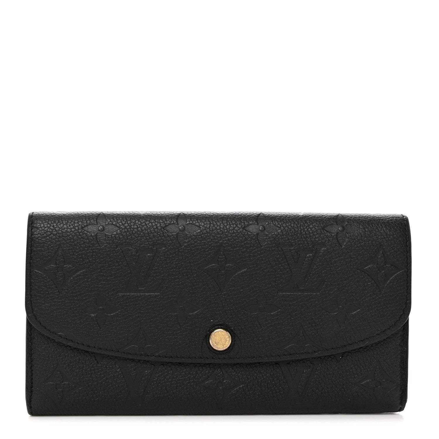 Louis Vuitton LOUIS VUITTON Empreinte Emilie Wallet Black Dune 1 of 8