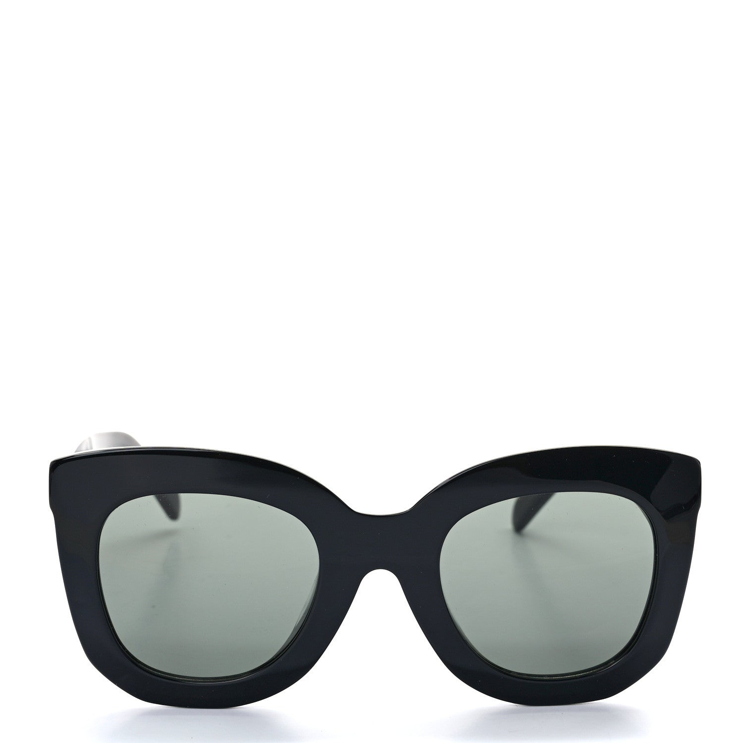 Celine Oversized Round Sunglasses CL4005FN Black 2 of 6