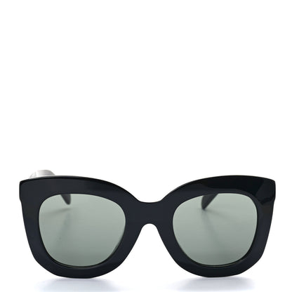Celine Oversized Round Sunglasses CL4005FN Black 2 of 6