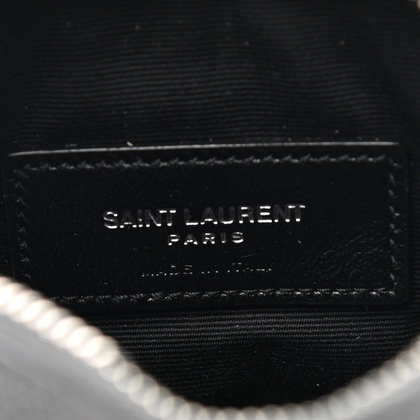 Grain De Poudre Matelasse Monogram Baby Lou Camera Bag Dark Smog
