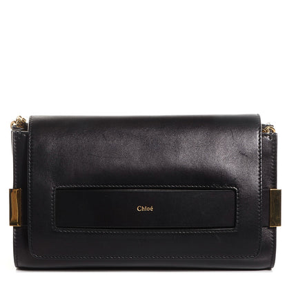 Chloe Nappa Calfskin Medium Elle Chain Clutch Black 1 of 9