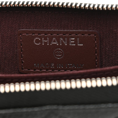 Chanel Caviar Quilted Zip Coin Purse Black 2 of 8