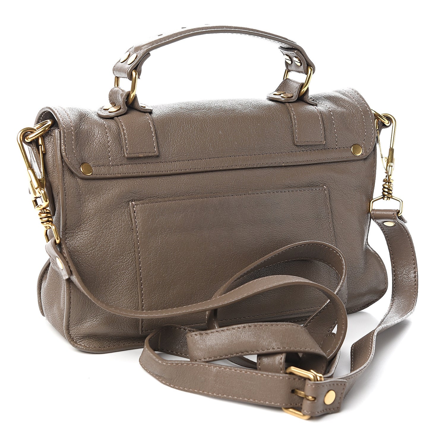 Lambskin Tiny PS1 Satchel Smoke