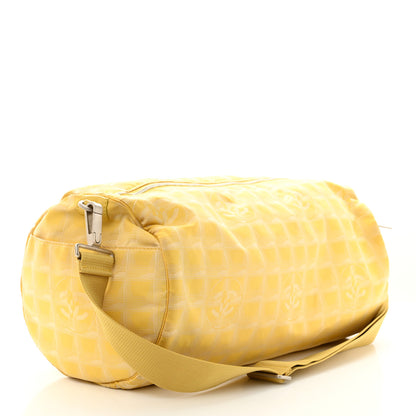 Chanel Nylon Travel Duffle Yellow 3 of 10