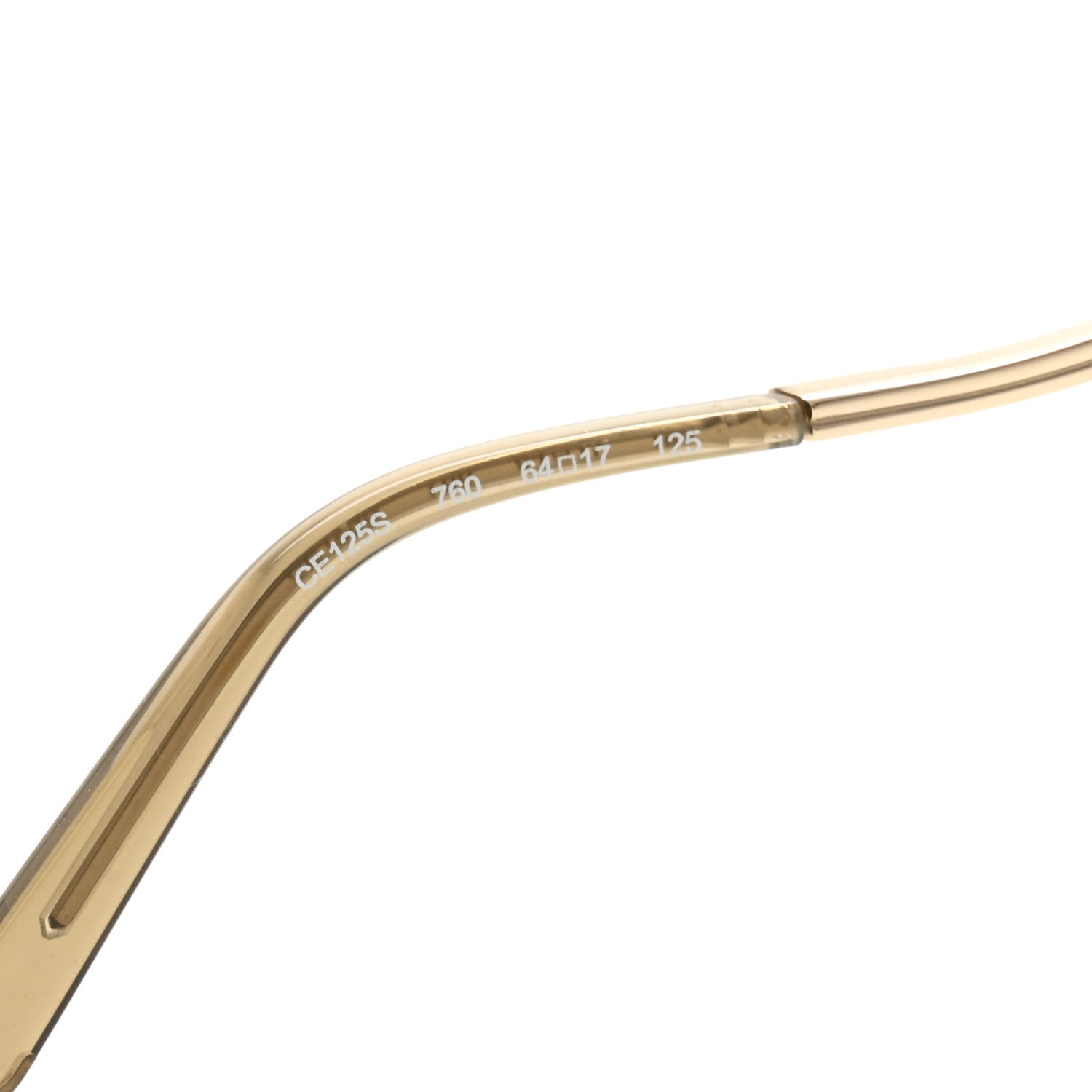 Chloe Oversized Round Milla Sunglasses CE125S Gold 6 of 7