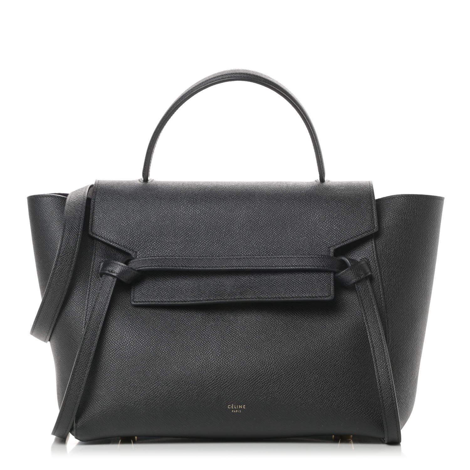 Celine Grained Calfskin Mini Belt Bag Black 1 of 11