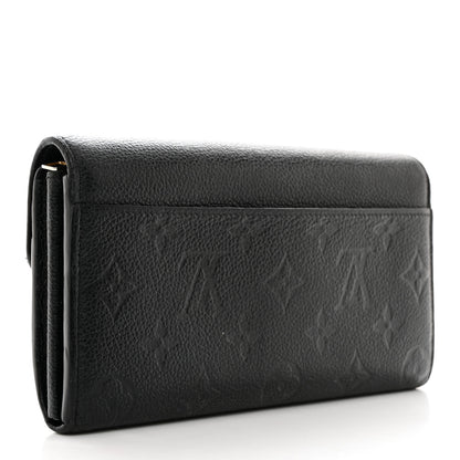 Louis Vuitton Empreinte Sarah Wallet NM Black 3 of 9