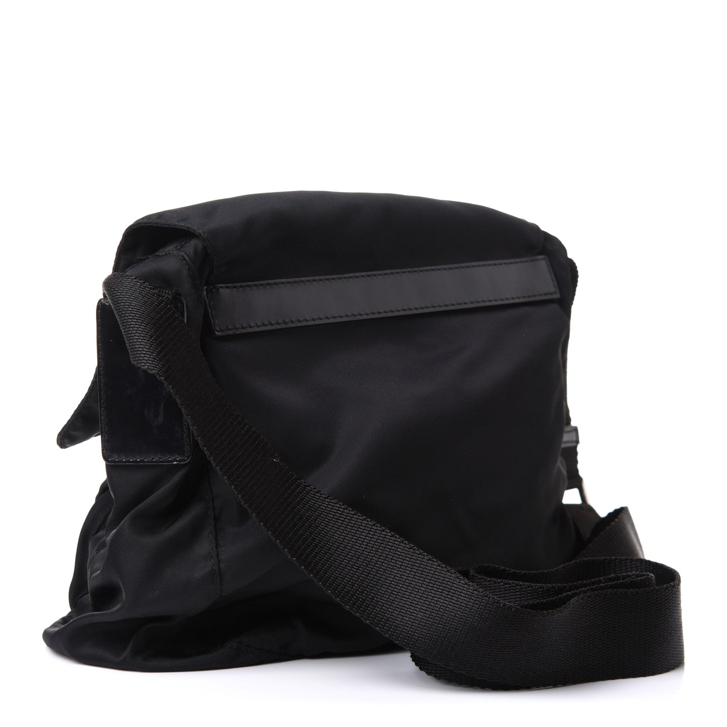 Prada Nylon Vela Messenger Black 2 of 9