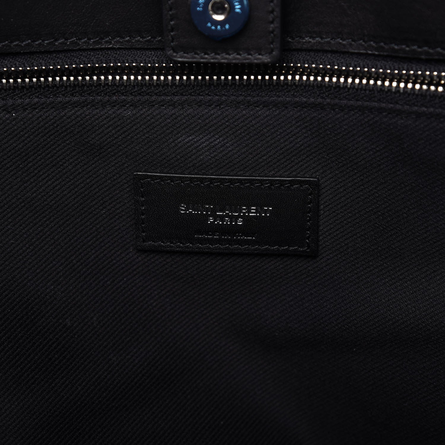 Saint Laurent Raffia Tote Black 8 of 10