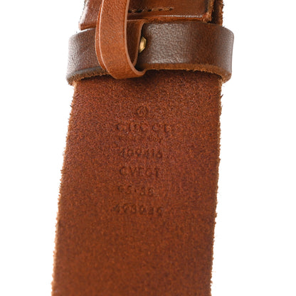 Gucci Faded Calfskin Double G 40mm Belt 95 38 Cuir 3 of 7