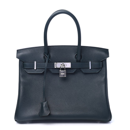 Hermes Taurillon Novillo Birkin 30 Vert Cypress 1 of 14