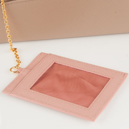 Prada Saffiano Colour Continental Flap Wallet Cammeo Orchidea 7 of 7