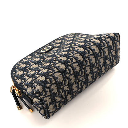 Christian Dior Oblique 30 Montaigne Aphrodite Cosmetic Pouch Blue 4 of 9