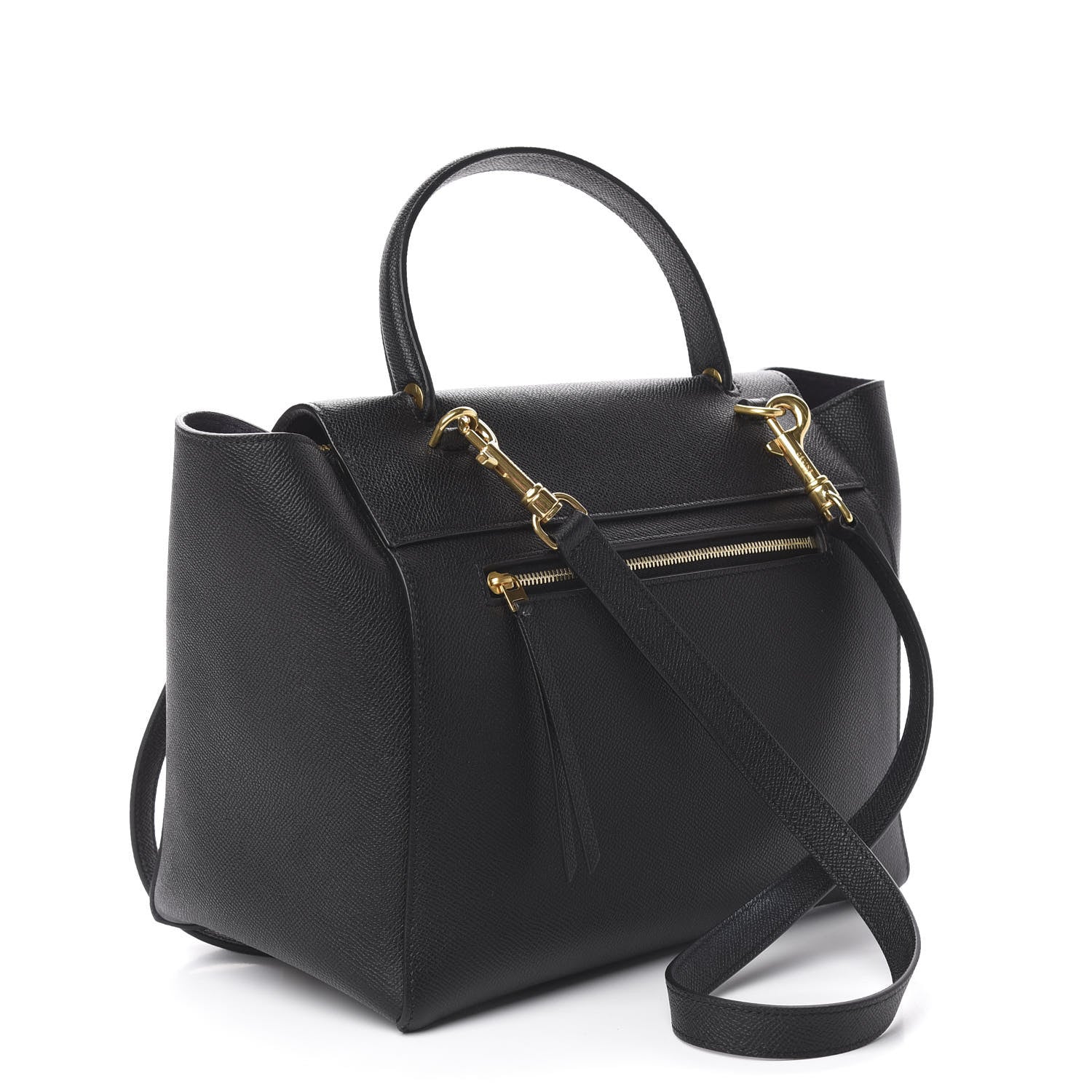 Celine Grained Calfskin Mini Belt Bag Black 4 of 11