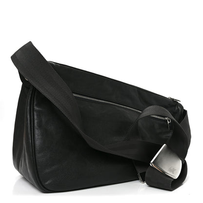 Burberry Lambskin Large Shield Messenger Bag Slate 3 of 9