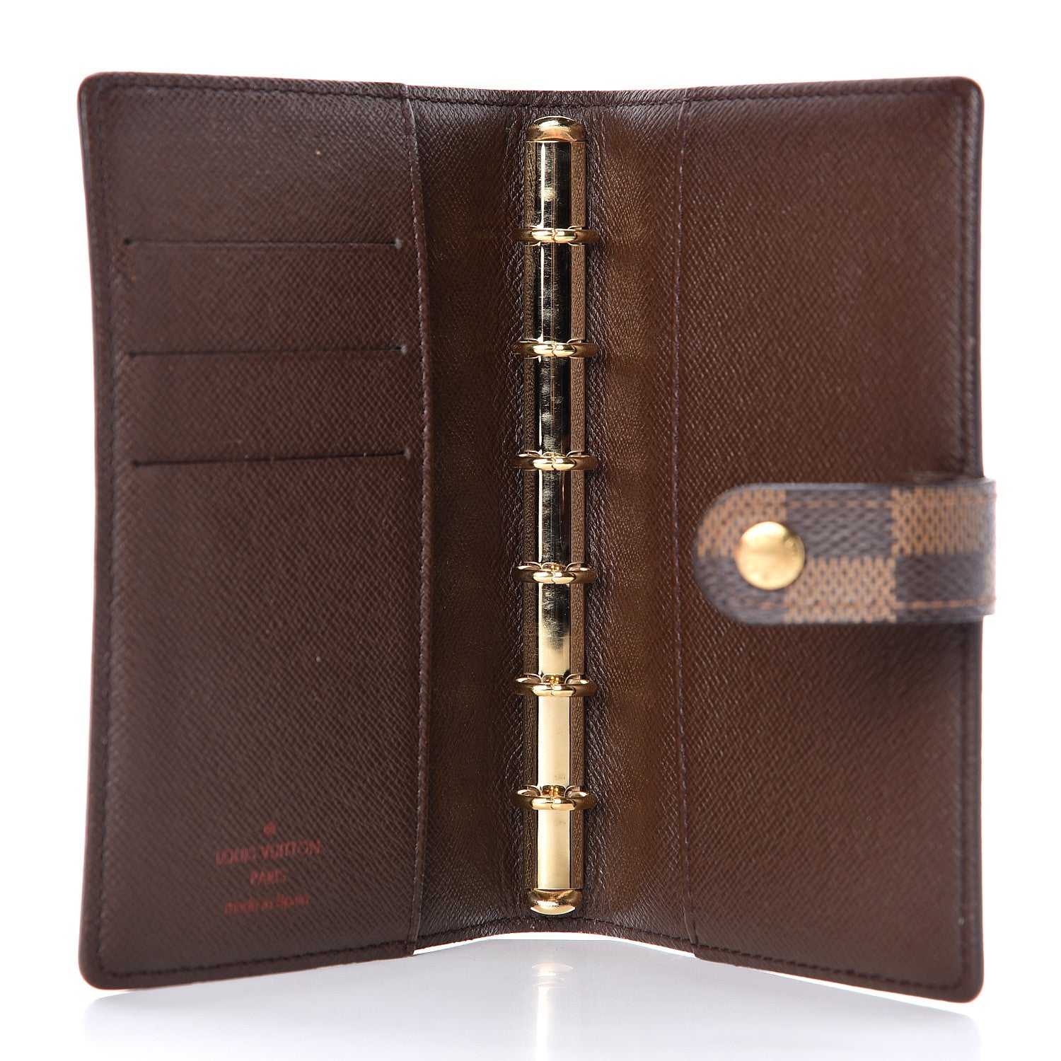 Louis Vuitton Damier Ebene Small Ring Agenda Cover 5 of 12