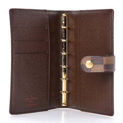 Louis Vuitton Damier Ebene Small Ring Agenda Cover 5 of 12