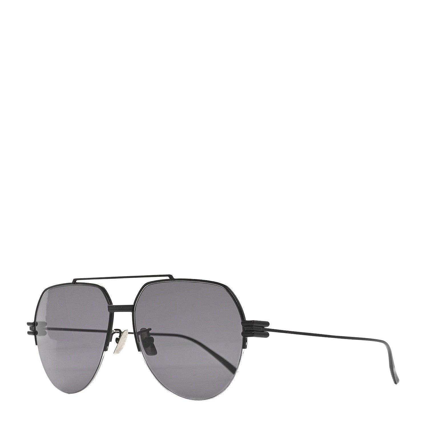 Bottega Veneta Metal Aviator BV1046S Sunglasses Black 1 of 7