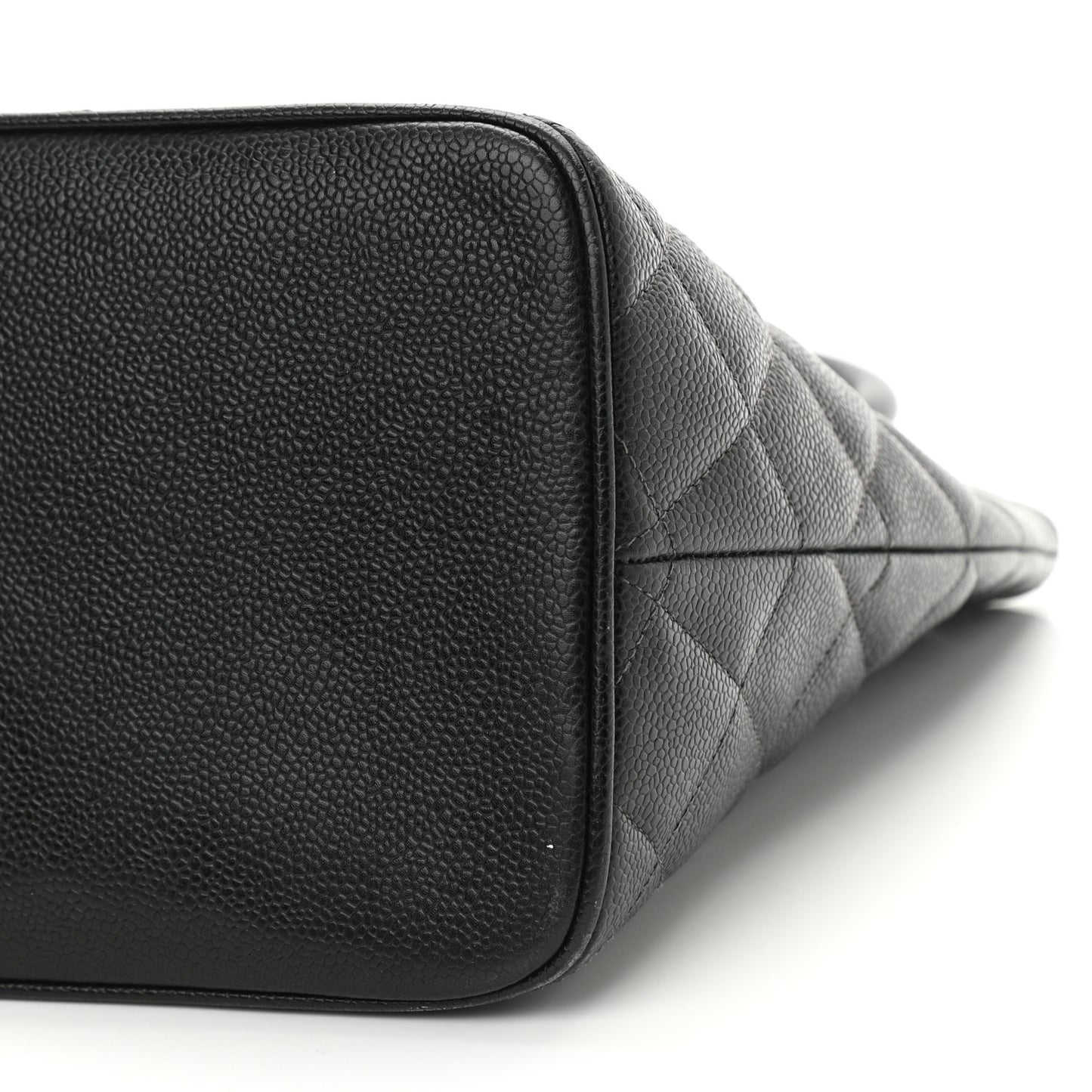 Caviar Quilted Medallion Tote Black