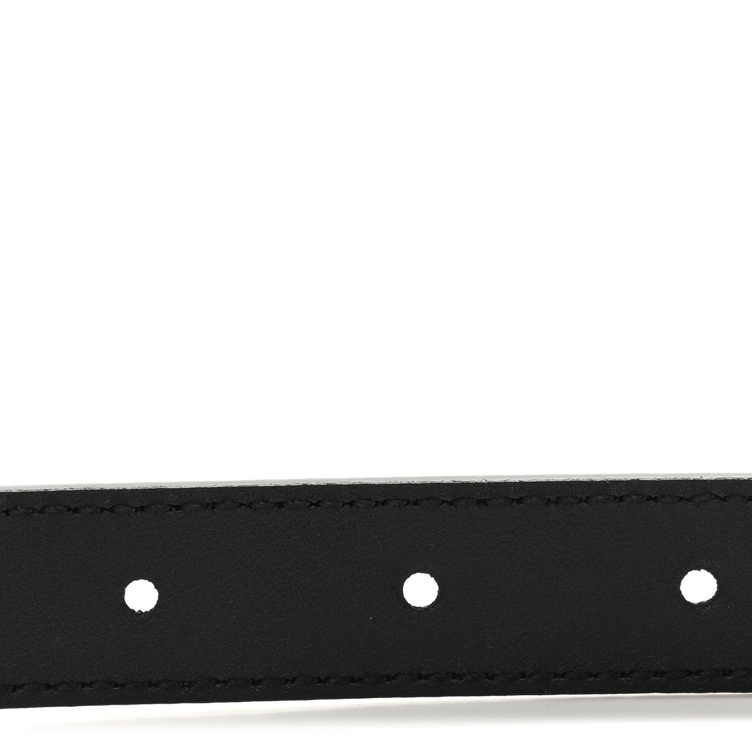 Gucci Calfskin Double G 20mm Belt 85 34 Black 4 of 5